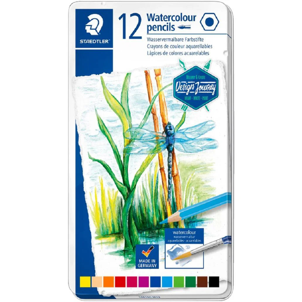 Staedtler Watercolour Pencils - Tin of 12