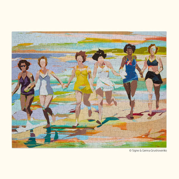 Werkshoppe “Sunset Swim” 500 Piece Puzzle